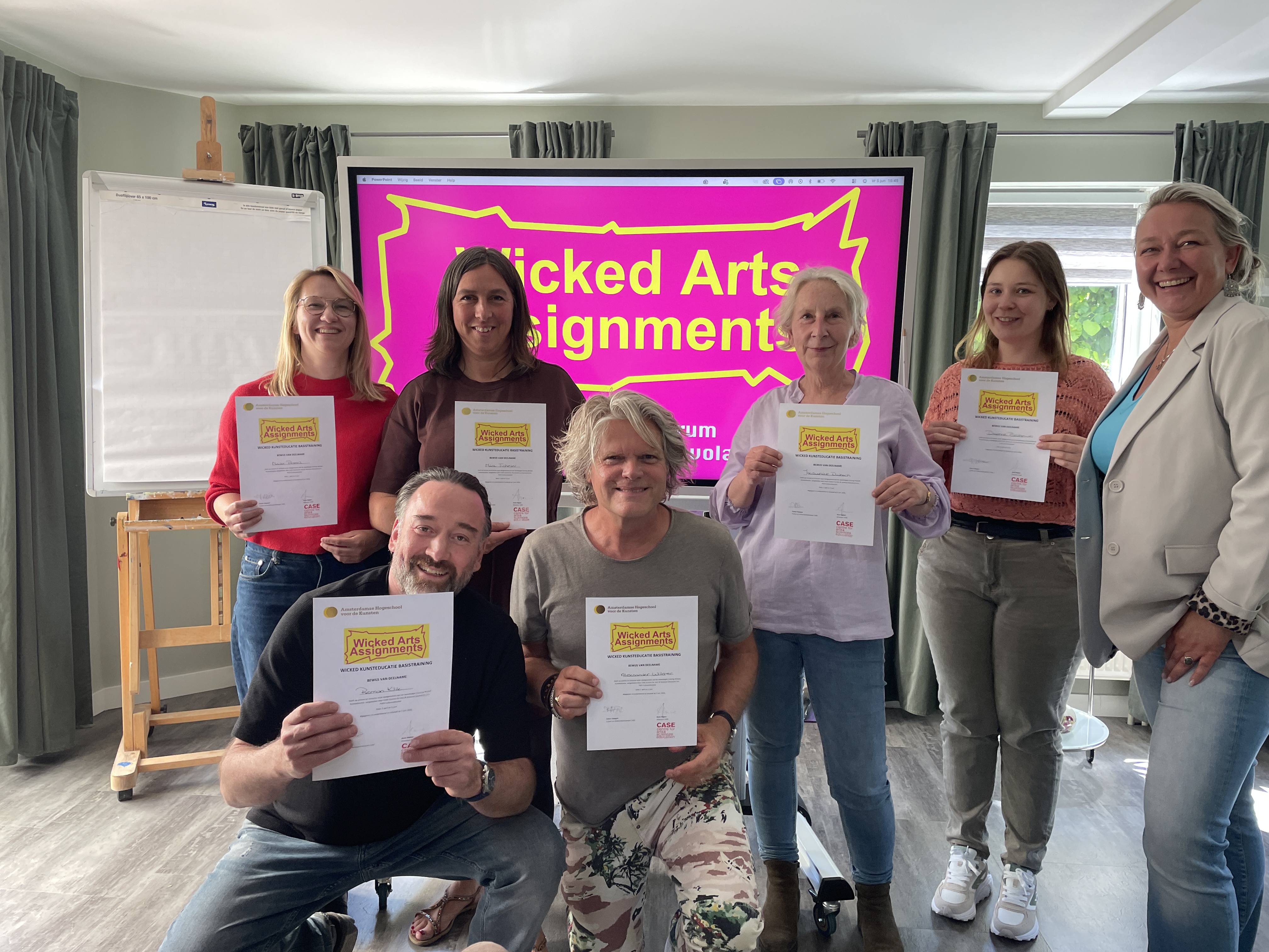 Deelnemers Wicked-training 2026 geslaagd